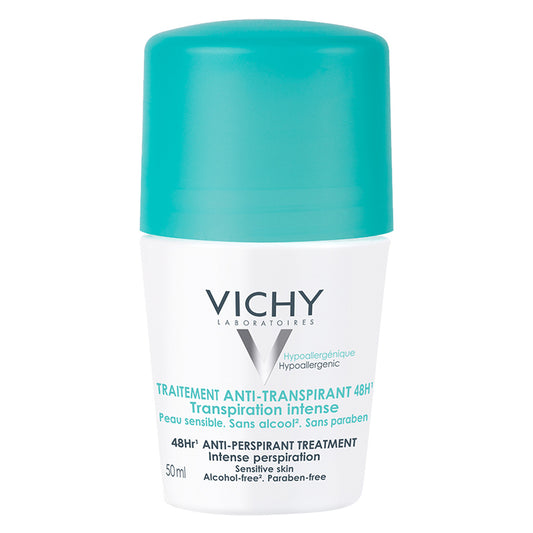 Vichy Desodorante Roll-On Tratamiento 48H · Transpiración Intensa