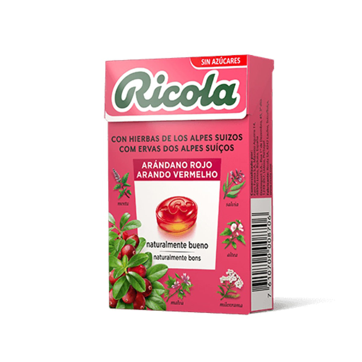 Ricola Caramelos Sin Azucar Arandano 50
