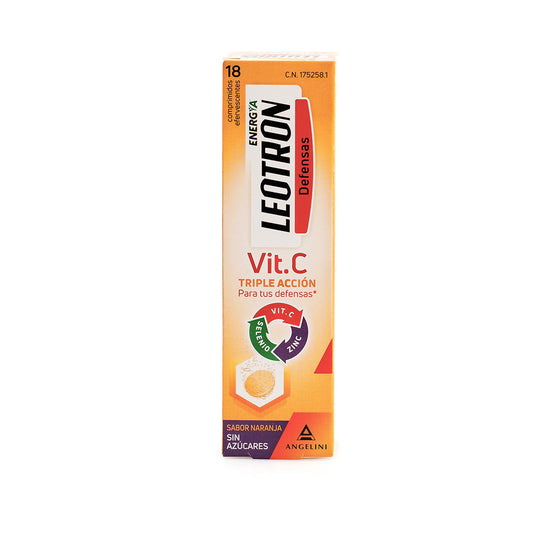 Leotron Vitamina C 18 Comprimidos Efervescentes