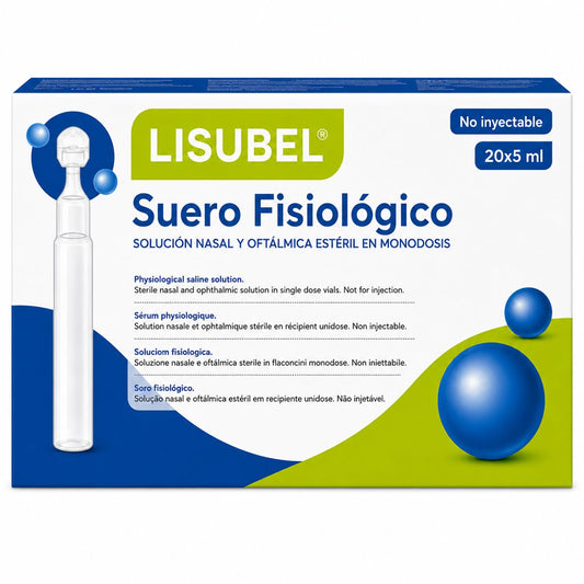 Suero Fisiologico Monodosis Lisubel 20 Un