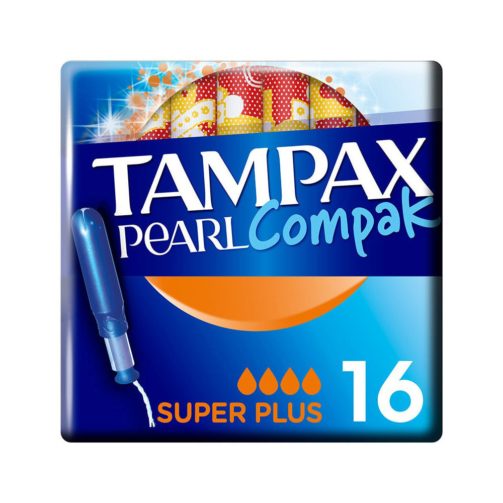 Tampax Compak Pearl Tampon 100%Algodon S