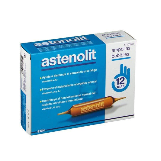 Astenolit Ampollas Bebibles 12 Amp