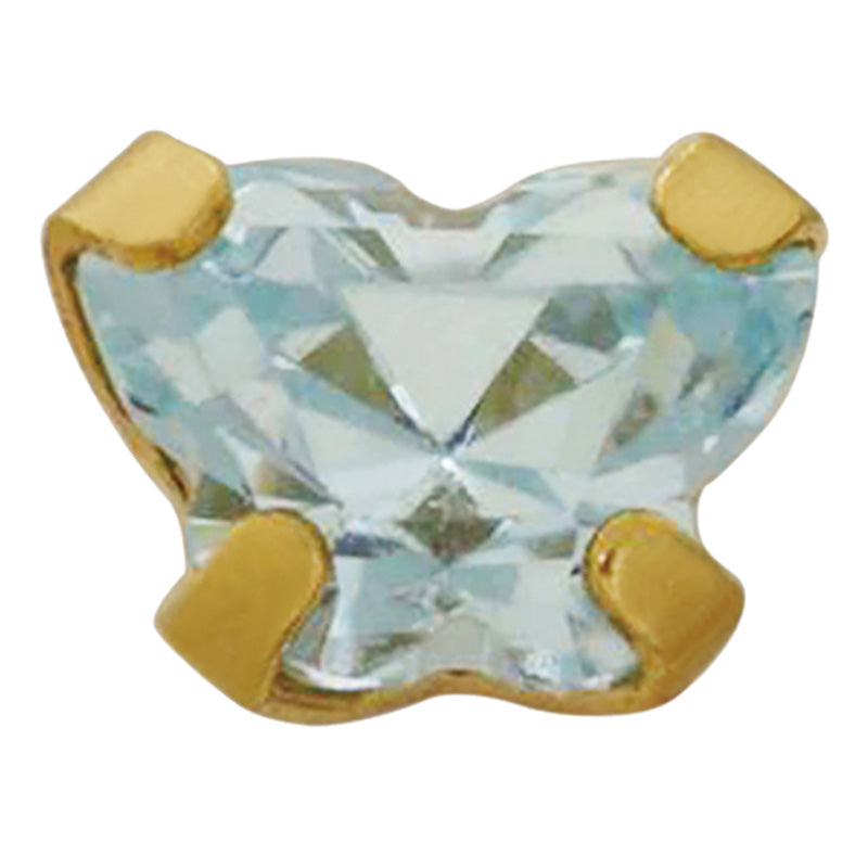 Inverness Pendiente 24K 896-3 Mariposa A