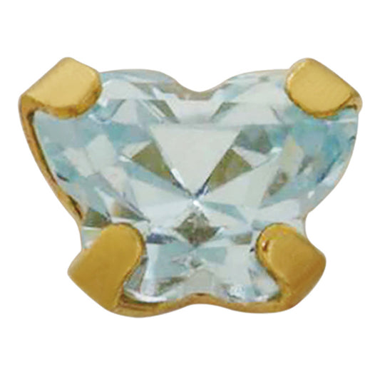 Inverness Pendiente 24K 896-3 Mariposa A
