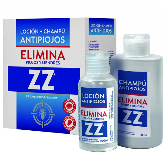 Zz Locion + Champu Antipiojos 1 Envase 1
