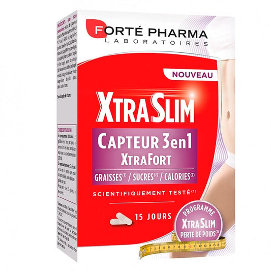 Xtraslim Captador 3 En 1 60 Capsulas