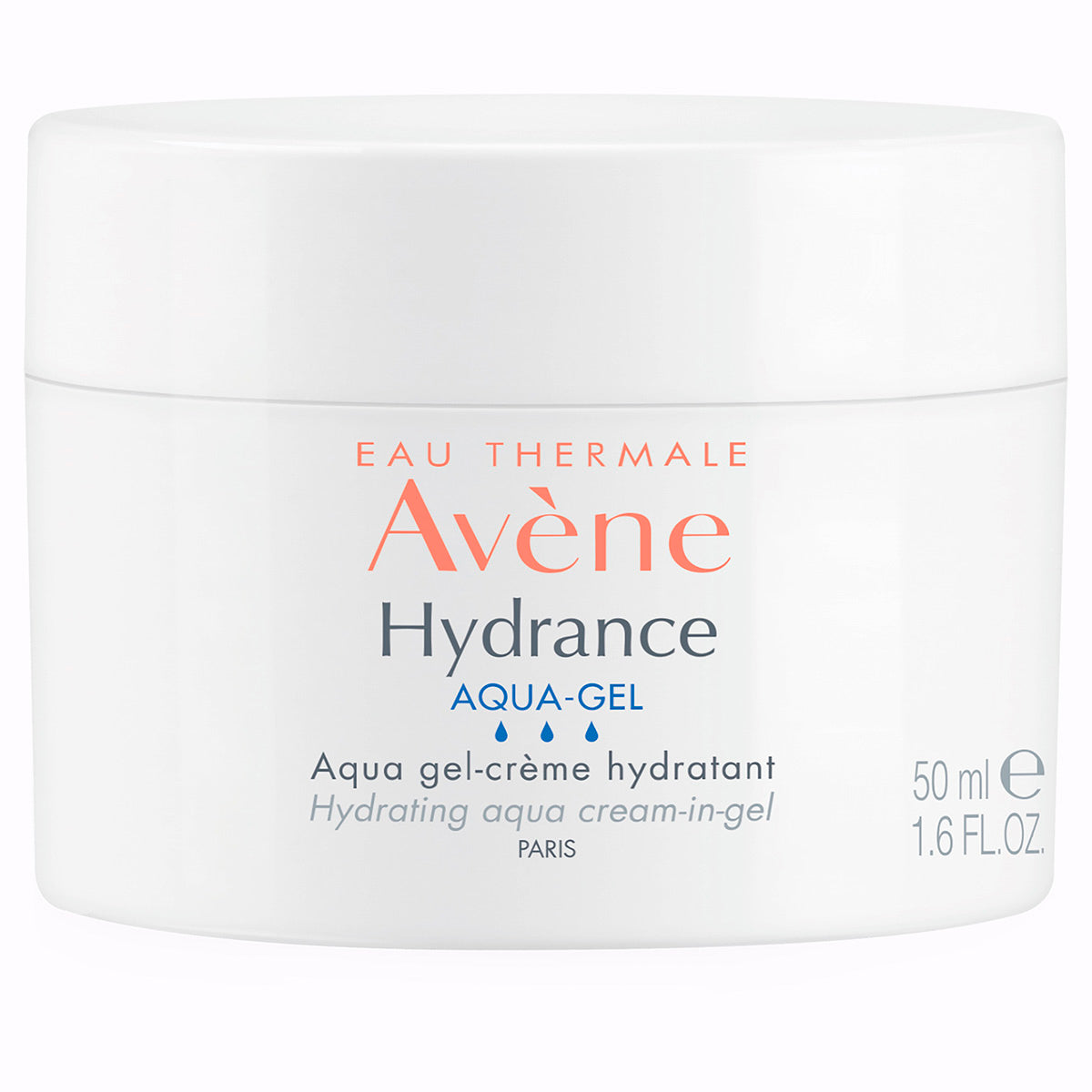 Avene Hydrance Aqua Gel Crema Hidratante Pieles Sensibles Hidrata, Rellena, Ilumina 50 ML