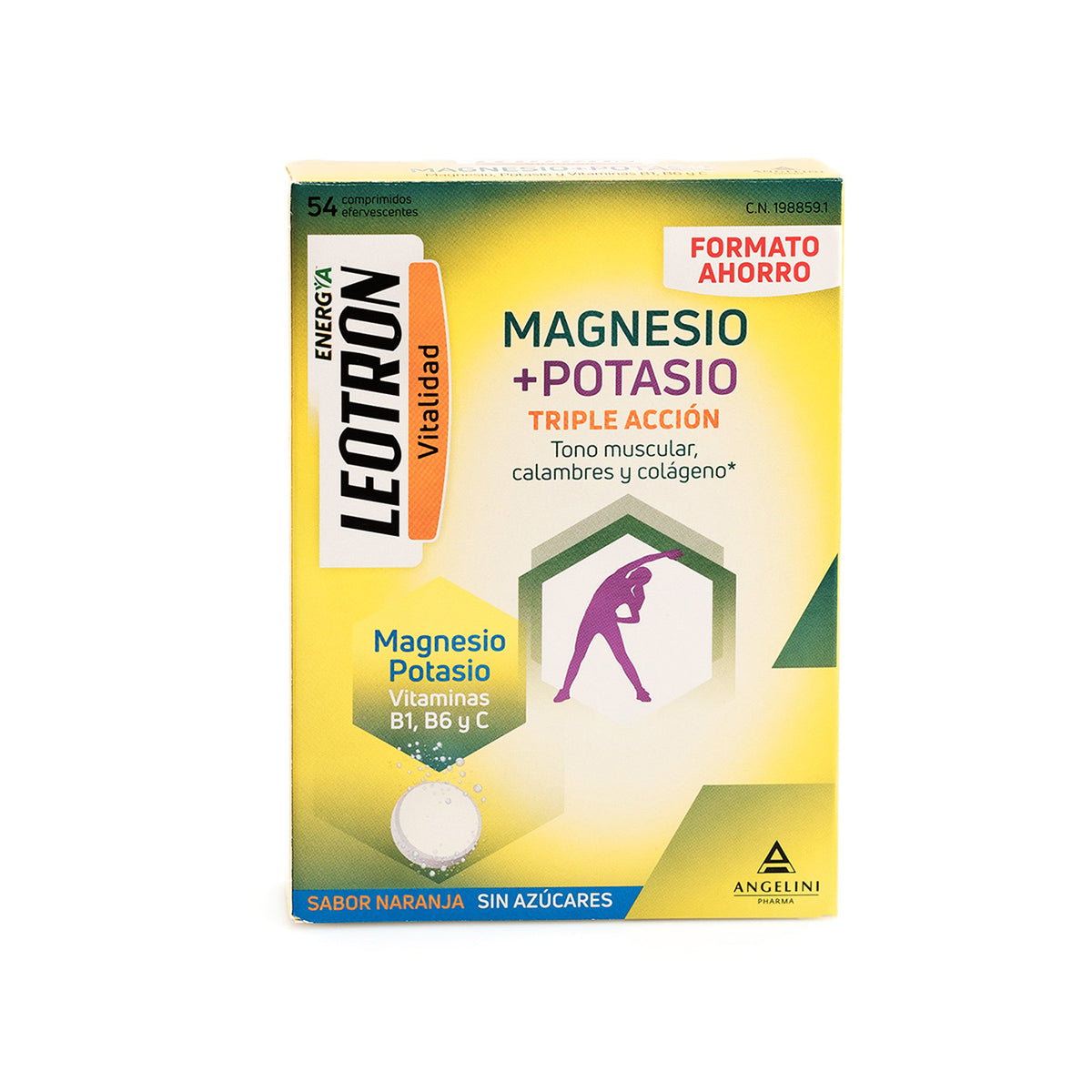 Leotron Magnesio + Potasio Angelini 54 C