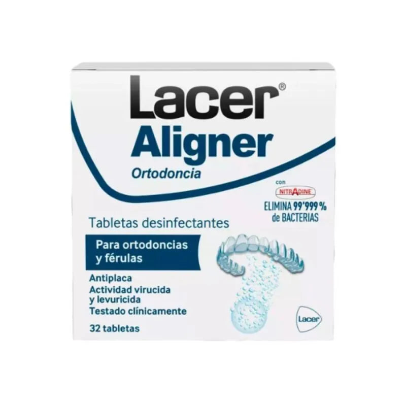 Lacer Aligner Tabletas Desinfectantes 32