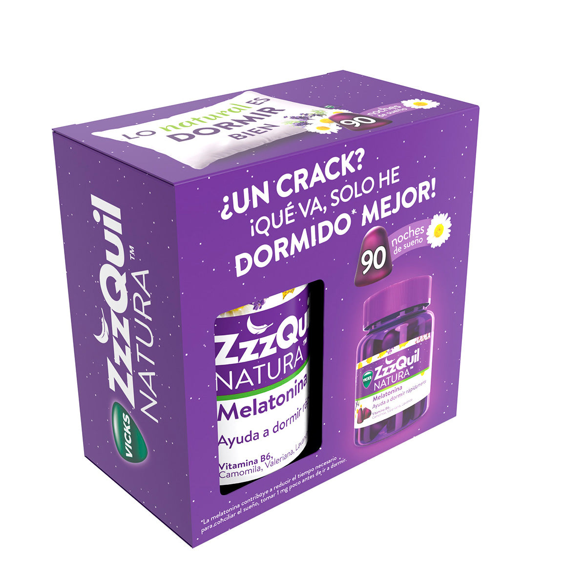 Zzzquil Natura 90 Gummies Sabor Frutos D