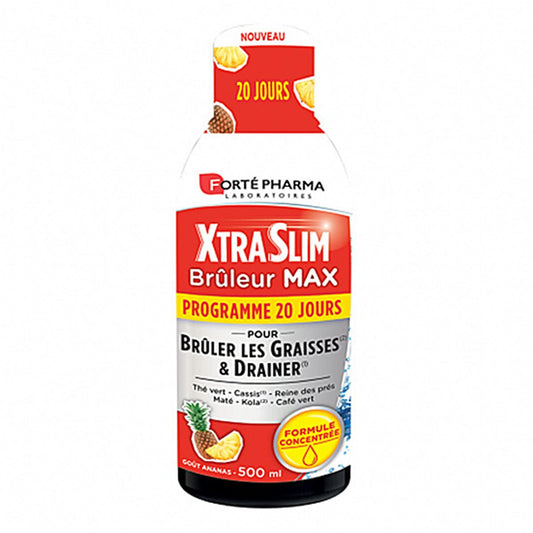 Xtraslim Max 1 Frasco 500 Ml Sabor Piña