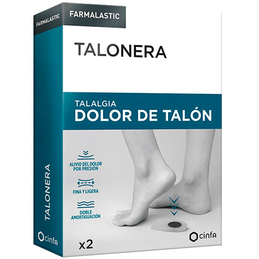 Talonera Farmalastic 2 Unidades Talla Med
