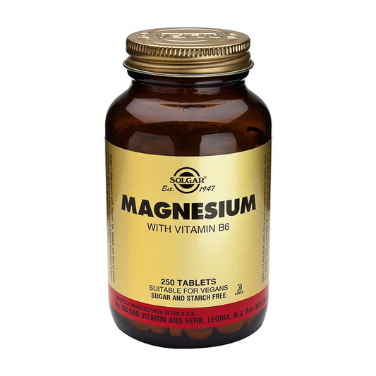 Solgar Magnesio Con Vitamina B6 100 Comp