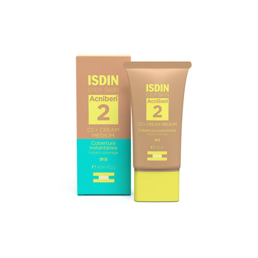 Isdin Acniben CC Cream Medium Spf30+ 40m