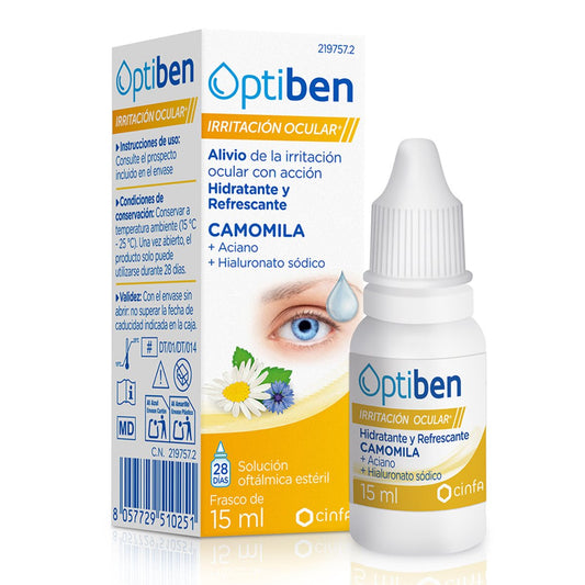 Optiben Irritacion Ocular+ 1 Frasco 15 ml