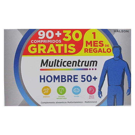 Multicentrum Hombre 50+ 90 Comprimidos + 30 Comprimidos