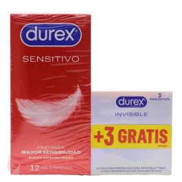 Preservativos Durex Sensitivo 12 U