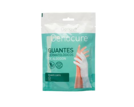 Guantes Dermatologico Genove Algodon T-G
