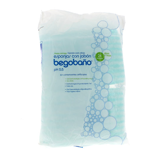 Begobaño Esponja Enjabonada Desechable 2