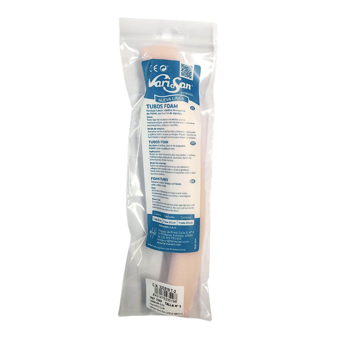 Hydrogel Varisan Tubo Foam 3