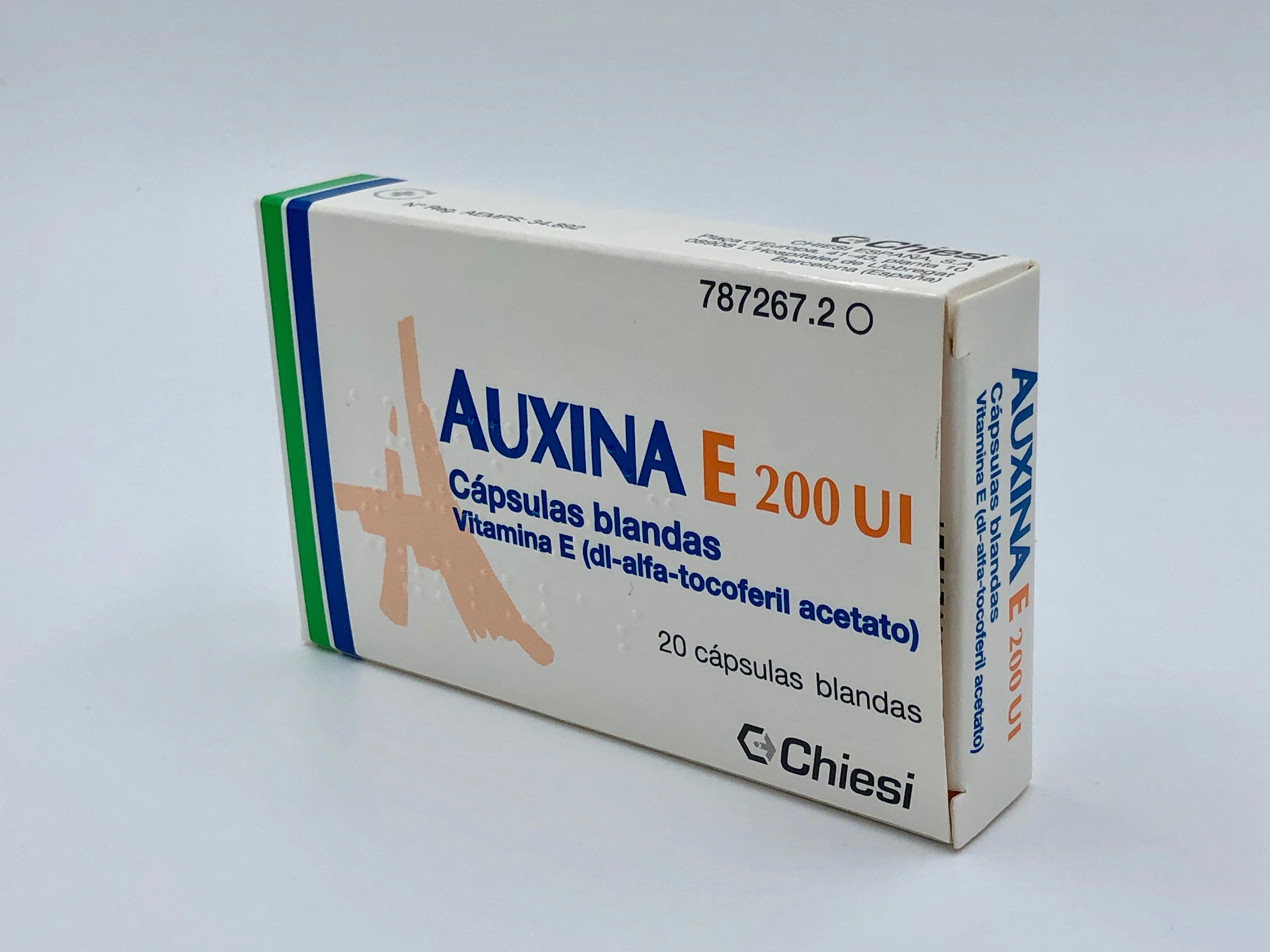 Auxina E 200 Mg 20 Capsulas