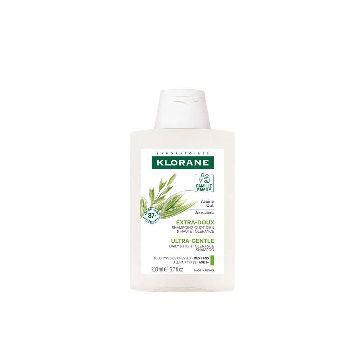 Champu leche de avena 200 ml