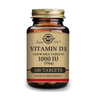 Solgar Vitamina D3 1000 Iu 25 Mg 100 Com