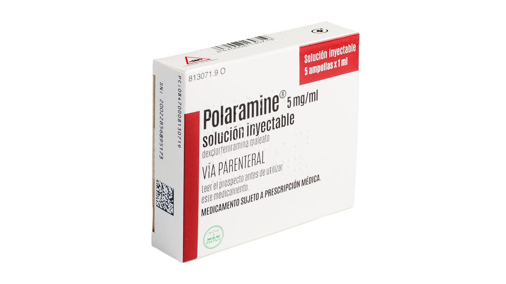 Polaramine 5 Mg 5 Ampollas 1 Ml