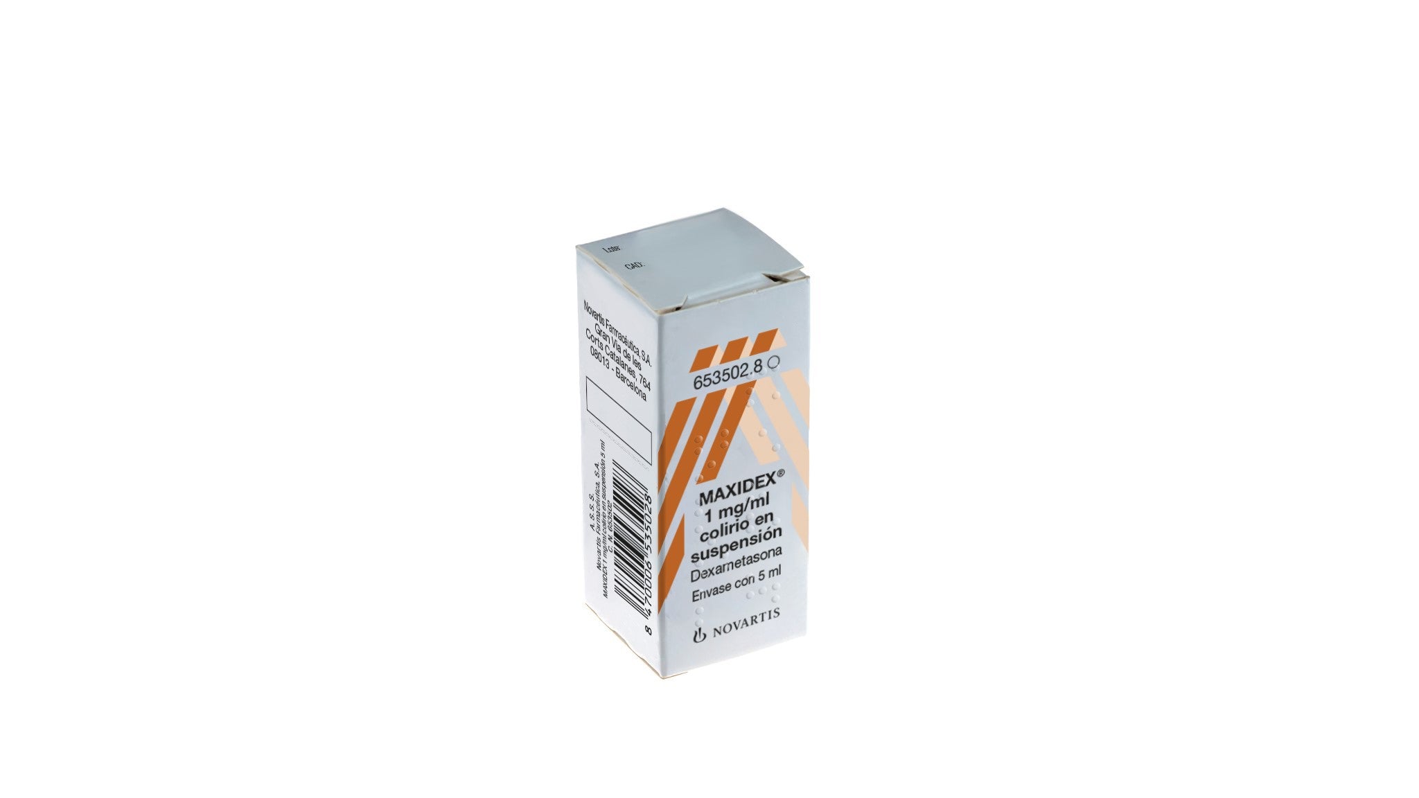 Maxidex 0.1% Colirio Suspension 5 Ml