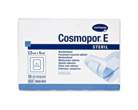 Aposito Esteril Cosmopor E 7,2X5Cm 10 U