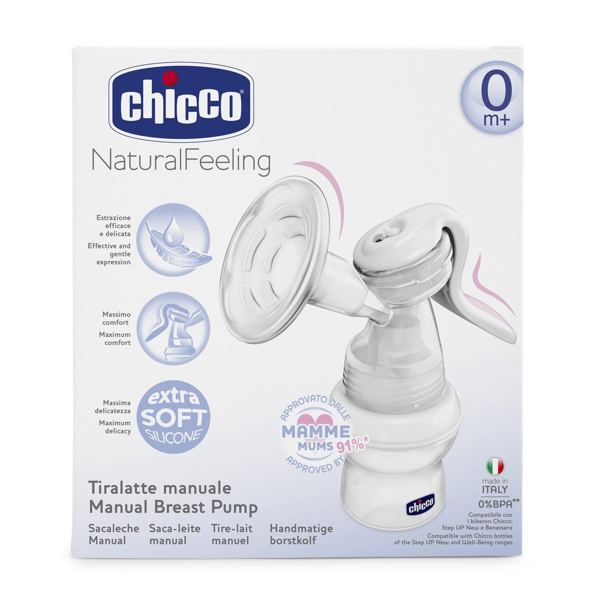 Sacaleches Tetina Silicona Chicco Natural