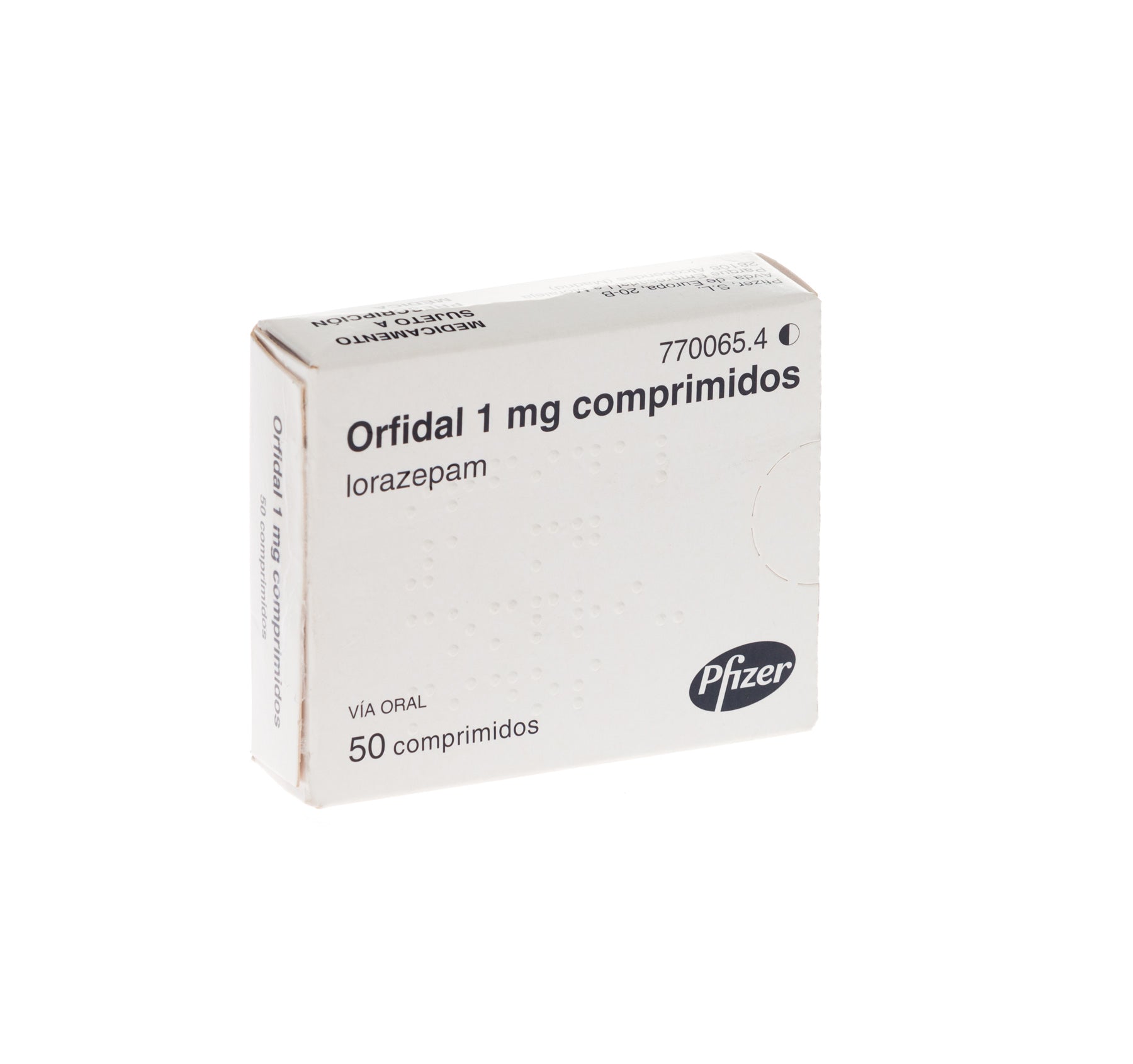 Orfidal Wyeth 1 Mg 50 Comprimidos
