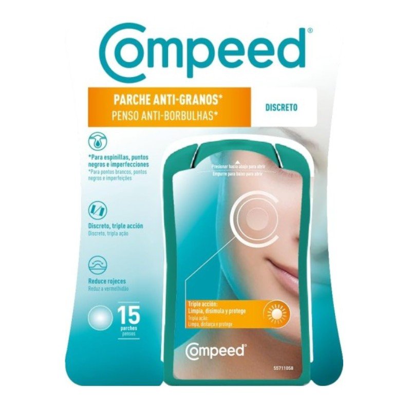 Compeed Parche Anti-Granos Discreto Tripl