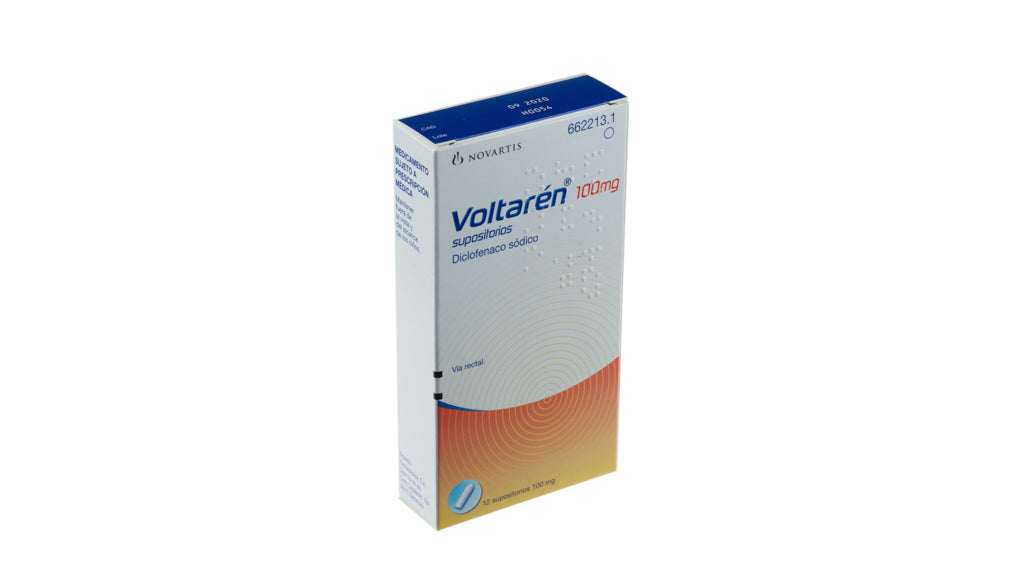 Voltaren 100 Mg 12 Supositorios