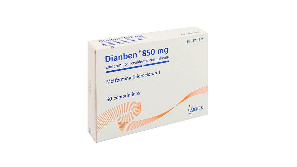 Dianben 850 Mg 50 Comprimidos