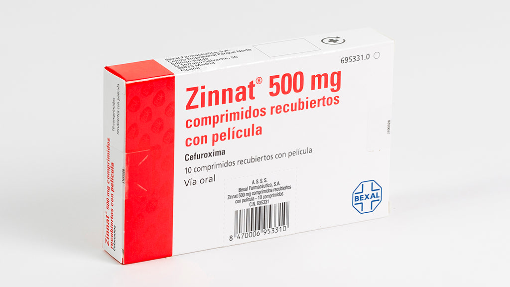 Zinnat 500 Mg 20 Comprimidos Recubiertos