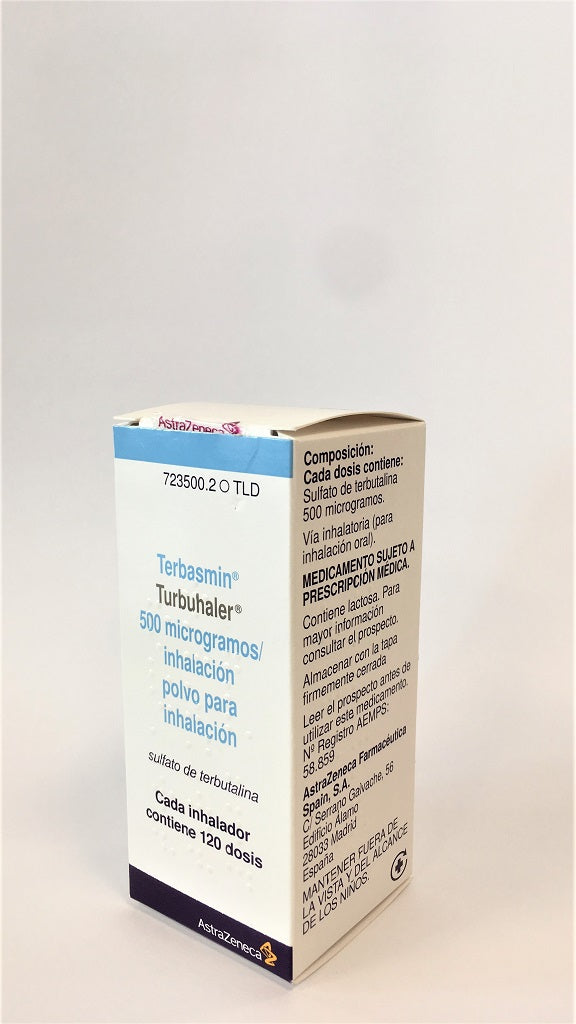 Terbasmin Turbuhaler 500 Mcg/Dosis Polvo