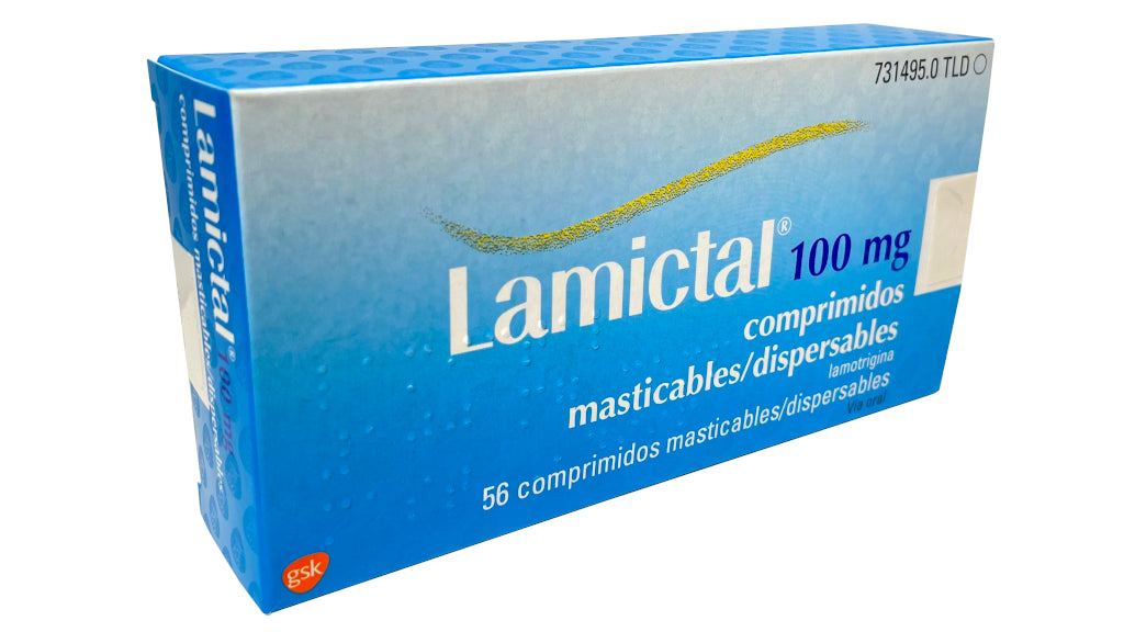 Lamictal 100 Mg 56 Comprimidos Masticable