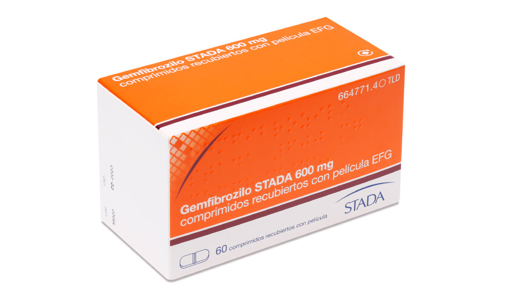 Gemfibrozilo Stada 600 Mg 60 Comprimidos