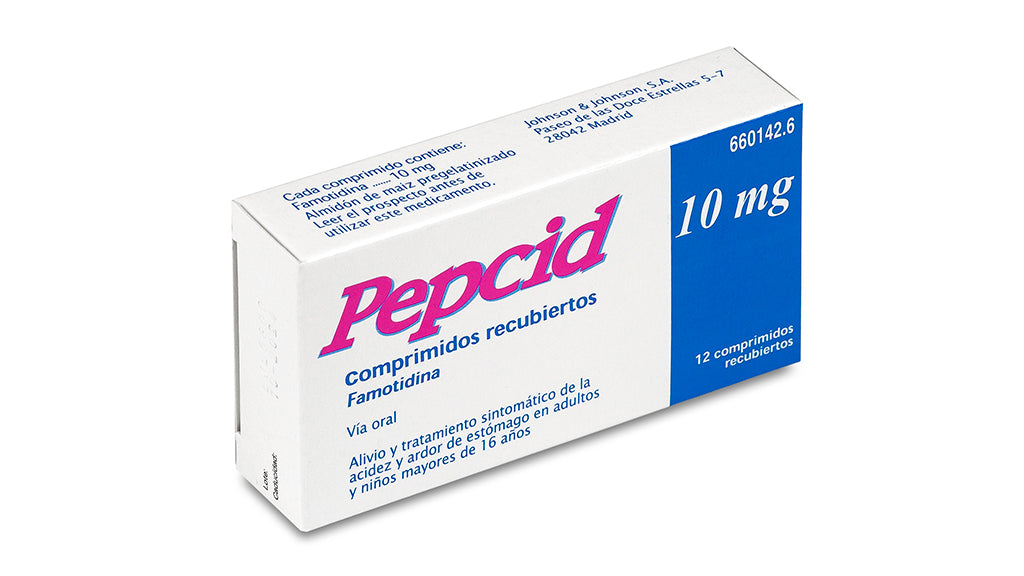 Pepcid 10 Mg 12 Compr Recub
