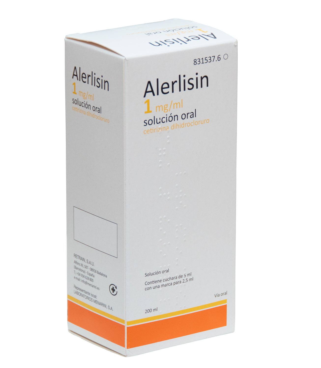 Alerlisin 5 Mg/5 Ml Solu 200 Ml