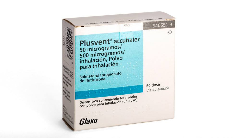 Plusvent Accuhaler 50/500 60 Alveolos