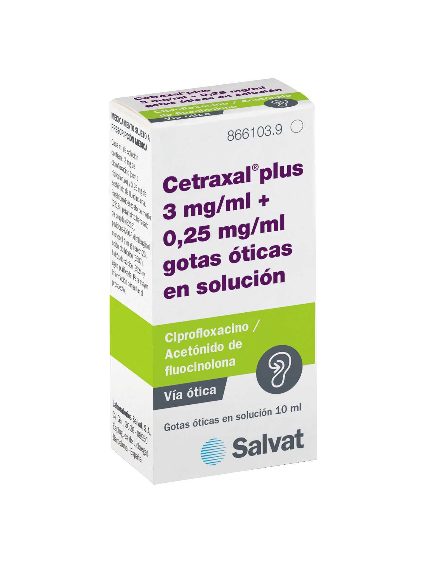 Cetraxal Plus 0.3/0.025% Gotas 10 Ml