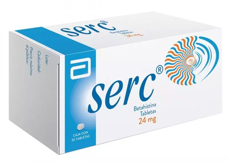 Serc 16 Mg 30 Comprimidos