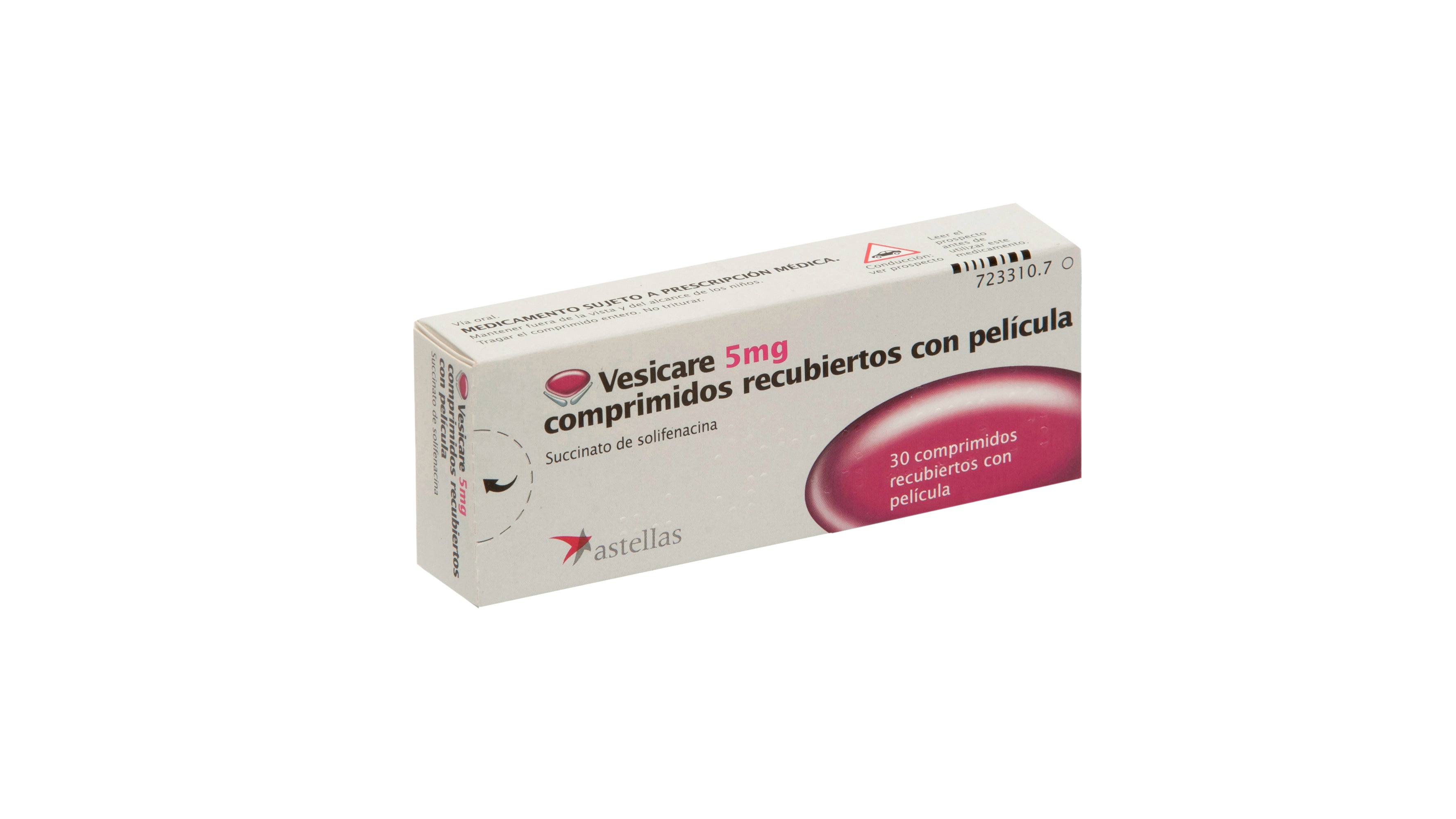 Vesicare 5 Mg 30 Comprimidos Recubiertos