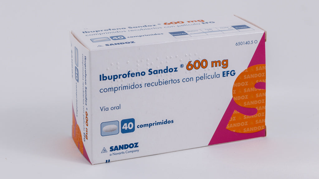 Ibuprofeno Sandoz 600 Mg 40 Compr Recub