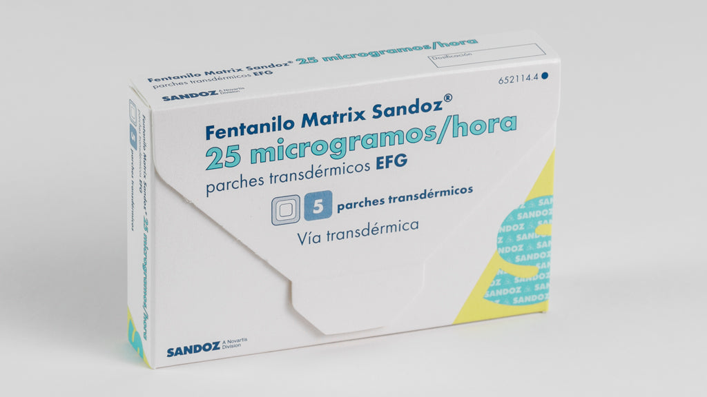 Fentanilo Matrix Sandoz Efg 25 Microgramo
