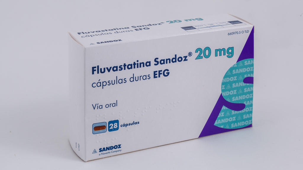Fluvastatina Sandoz Efg 20 Mg 28 Capsulas