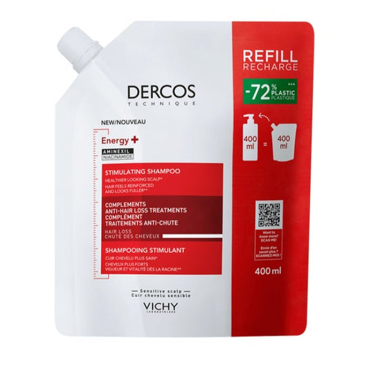 Vichy Dercos Energy+ Champú Estimulante · Pack + Recarga