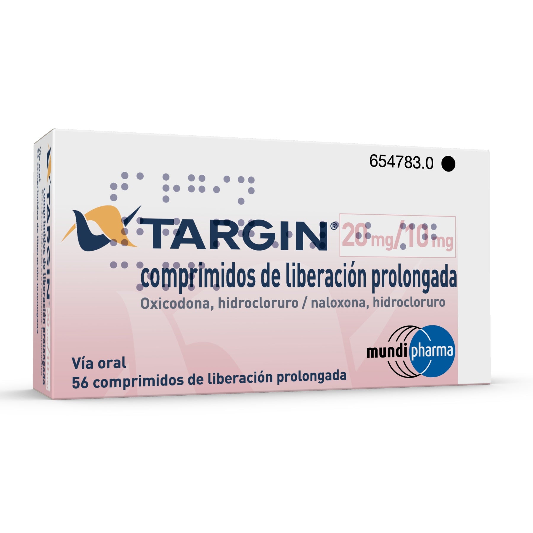 Targin 20/10 Mg 56 Comprimidos Liberacion